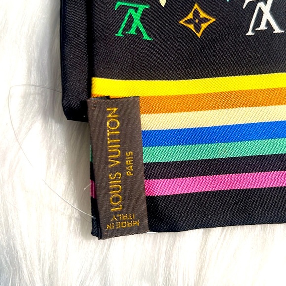 🔥 RARE Louis Vuitton Murkami Twilly/Scarf - Picture 3 of 3